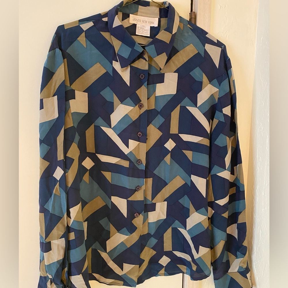 Preloved Jones New York Silk Blouse!